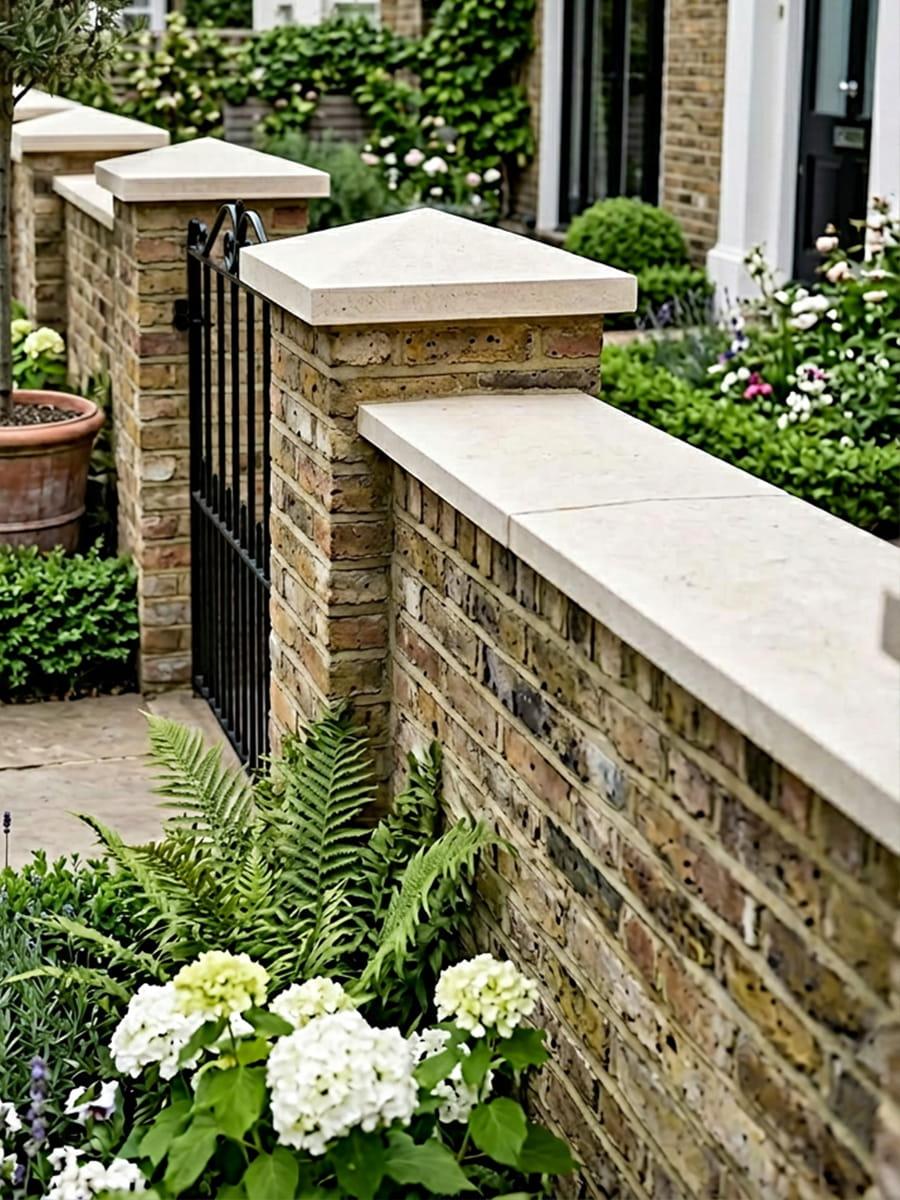 Dijon Limestone Pyramid Pier Caps - 450x450x60mm