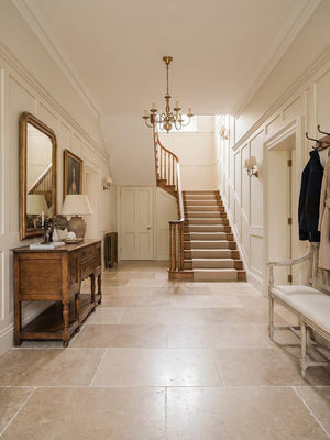 Dijon Honed and Tumbled Natural Limestone Tiles - 500xFree lengthx15mm