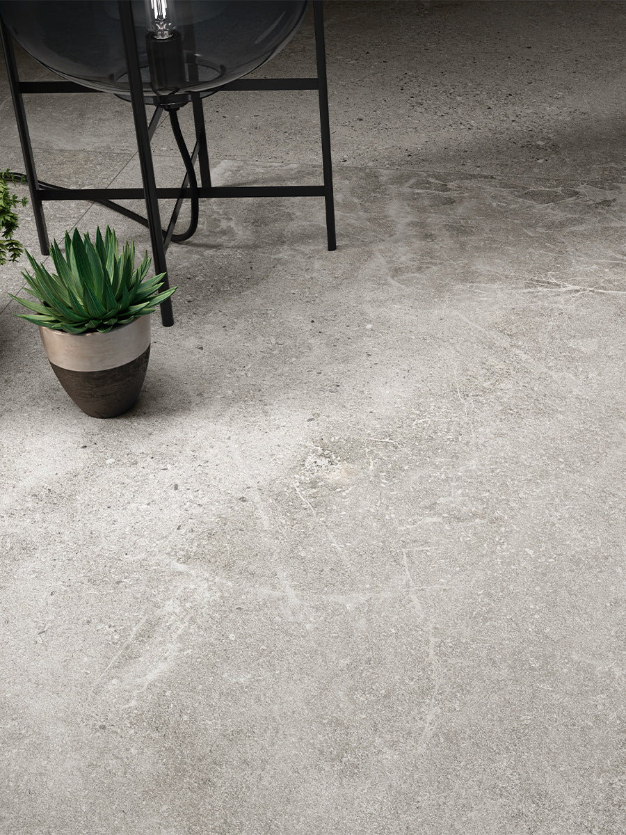 Dome Ash Non Slip Tile - 800x800mm