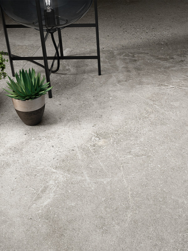 Dome Ash Non Slip Tile - 800x800mm