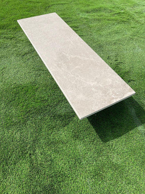 Dome Bone Porcelain Bullnose for Steps and Coping - 1200x400x20mm