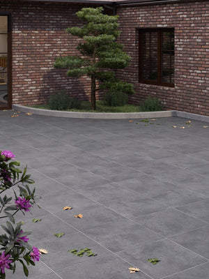 Eclipse Mid Grey Outdoor Porcelain - 600x600x20mm