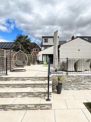 Eclipse Ivory Outdoor Porcelain Paving Slabs