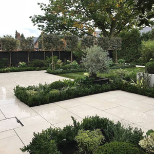 Eclipse Ivory Outdoor Porcelain Paving Slabs
