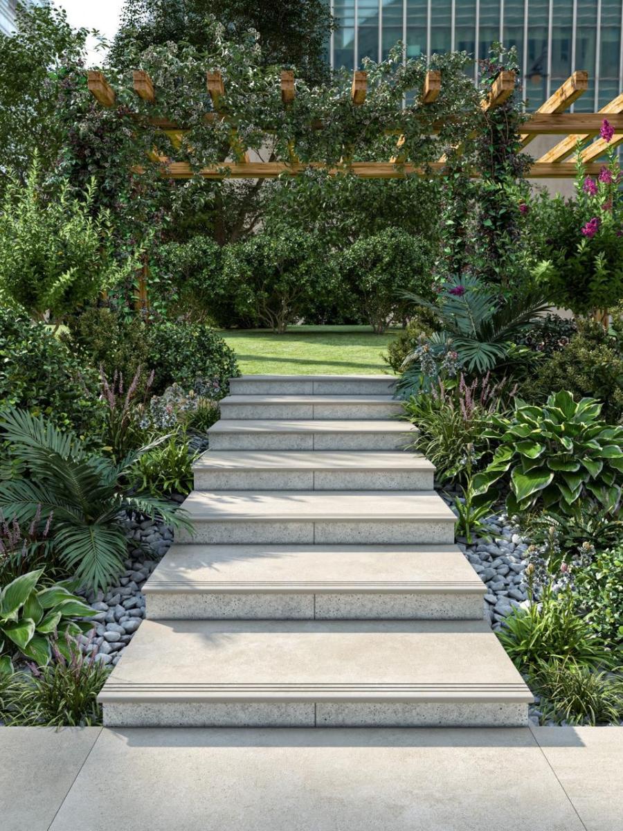 Eclipse Off White Porcelain Bullnose Tiles - 900x450x20mm