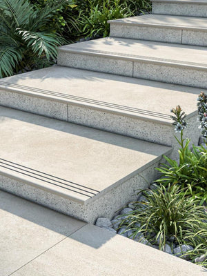Eclipse Off White Porcelain Bullnose Tiles - 900x450x20mm
