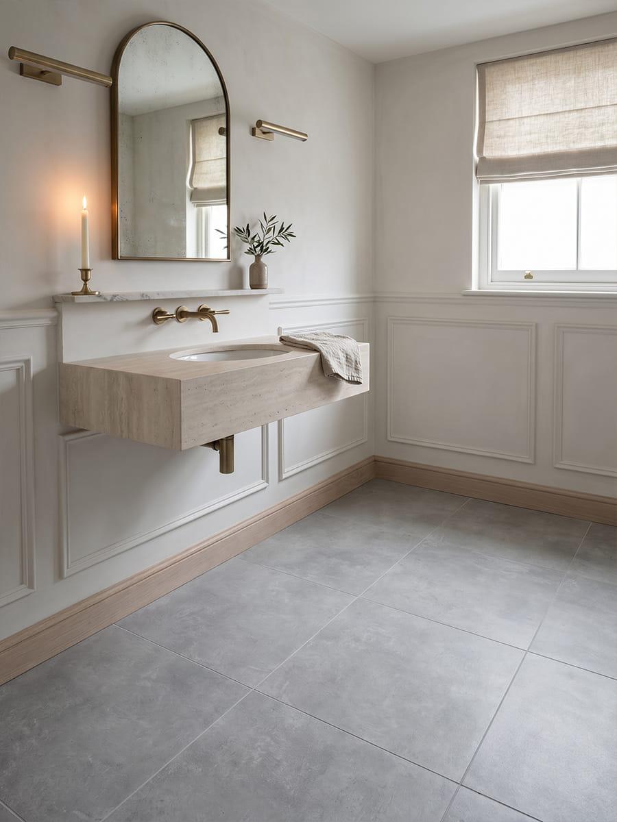 Eclipse Silver Indoor Porcelain Tile - 800x800mm