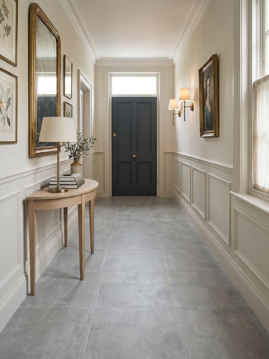 Eclipse Silver Matt Porcelain Tile - 600x600mm