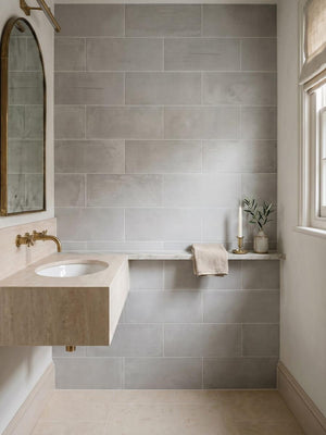 Eclipse Silver Indoor Wall & Floor Tile - 600x300mm