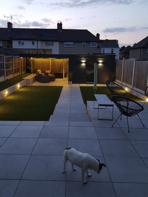 Eclipse Silver Virtue Outdoor Porcelain Paving Slabs - 600x600 Pack