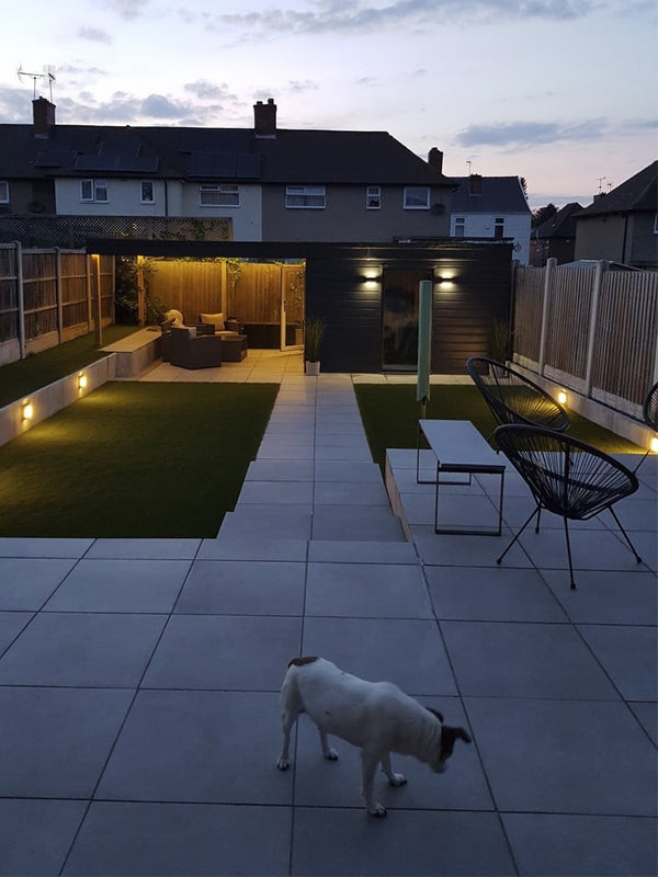 Eclipse Silver Virtue Outdoor Porcelain Paving Slabs - 600x600 Pack