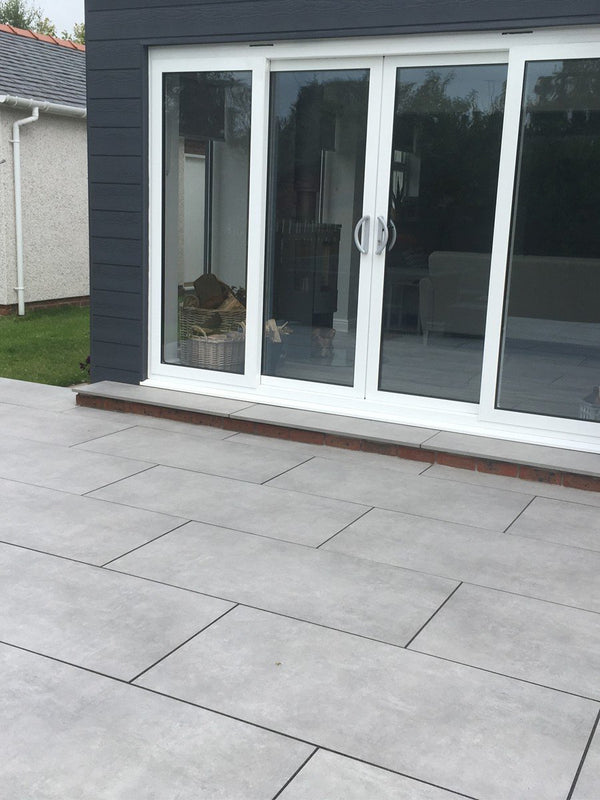 Eclipse Silver Outdoor Porcelain - 1200x600x20mm