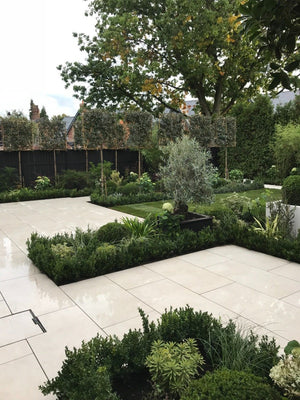 Eclipse Ivory Outdoor Porcelain Paving Slabs