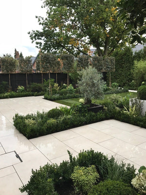 Eclipse Ivory Virtue Outdoor Porcelain Paving Slabs - 600x600x20mm