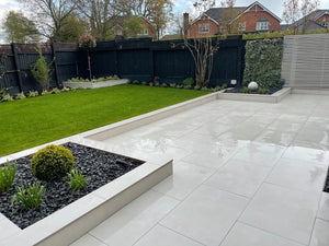 Eclipse Off White Outdoor Porcelain Paving Slabs - 900x600x20mm