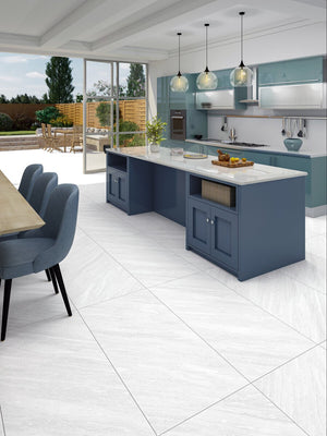 Eco White King Size Indoor Wall & Floor Tile - 1200x600(mm)