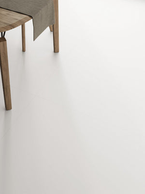 Glacier White Matt Porcelain Tile - 600x600mm
