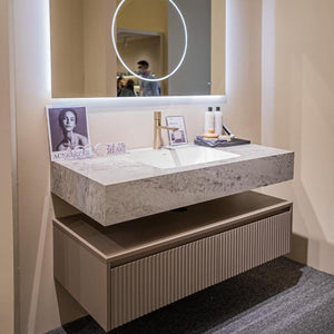 Modena Porcelain Floating Vanity With Soft Touch Drawer - 800mm / 1000mm
