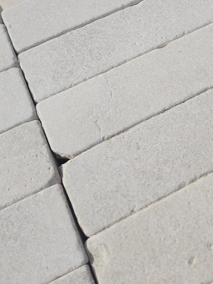 Galala Antique & Tumbled Limestone Pavers - 200x50x40mm
