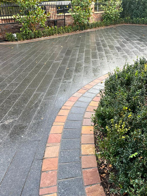 Dark Grey Granite Paving Slabs - 900x200 Pack