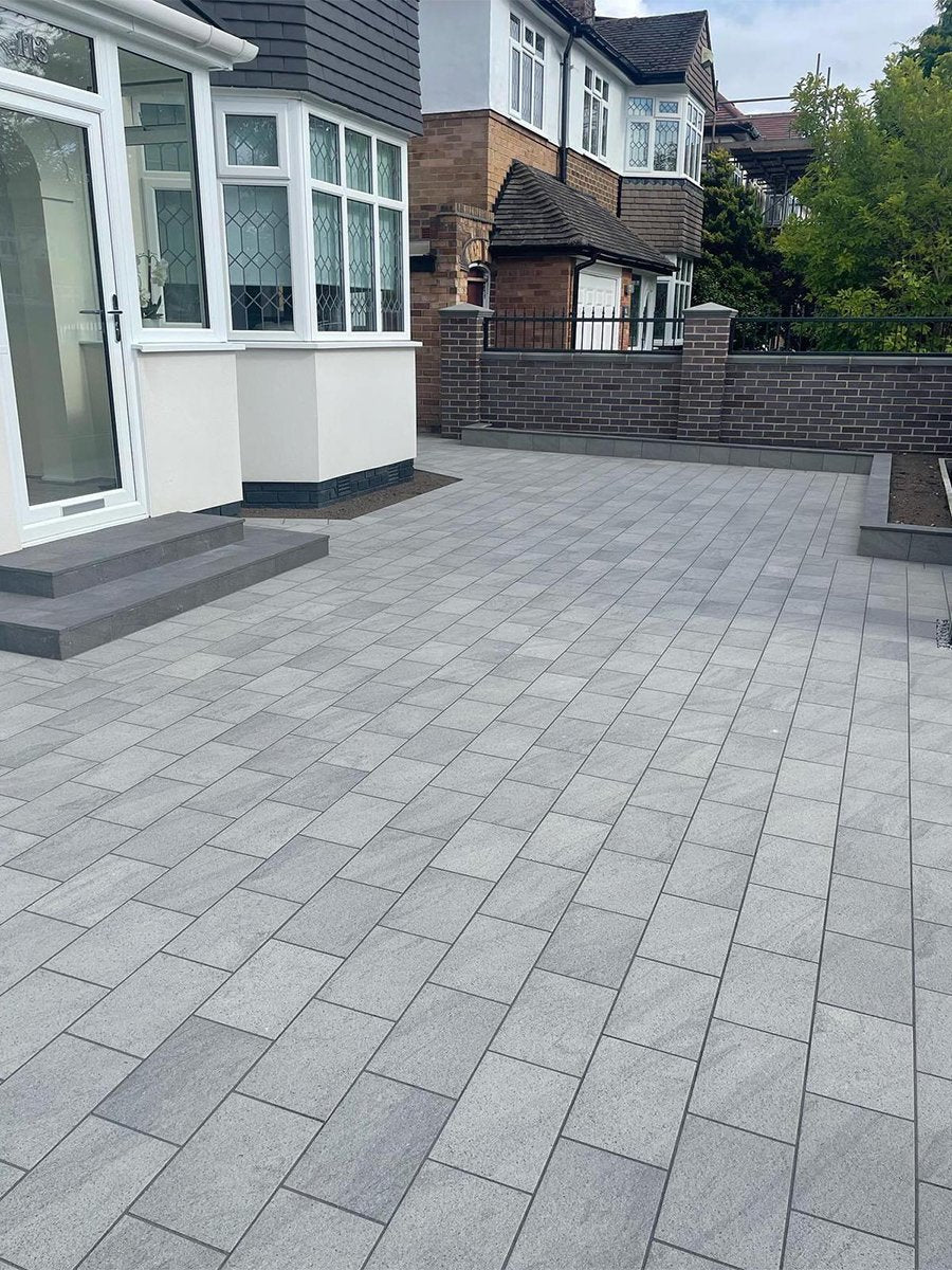 Aran Pearl Grey Outdoor Porcelain - 300x200x20mm