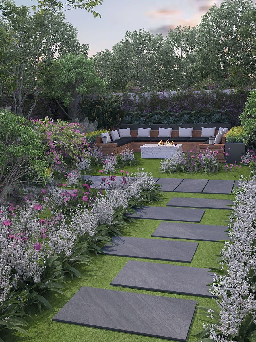 Grovak Anthracite Outdoor Tile - 900x600x20mm