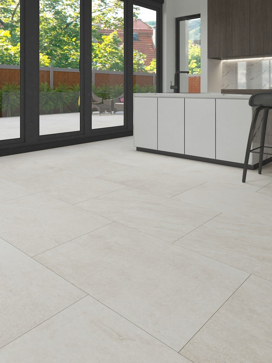 Idemo Beige Porcelain Tile - 1000x1000x10mm