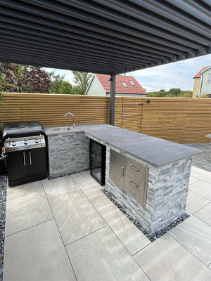 Idemo Beige Outdoor Tile - 900x600x20mm