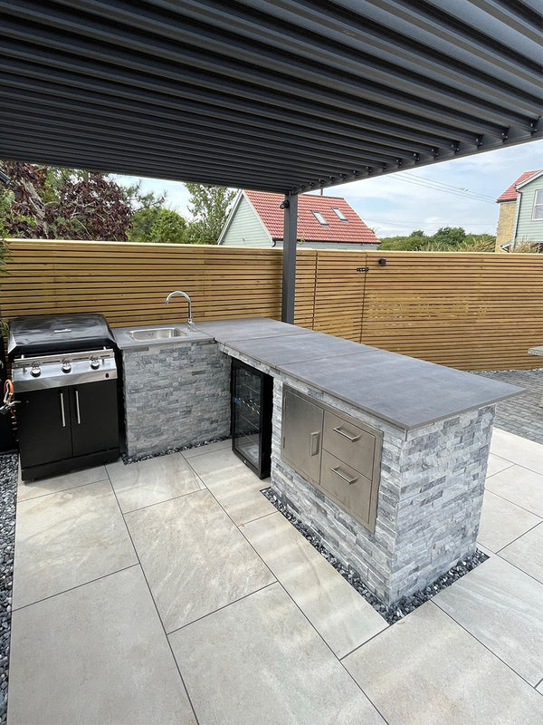 Idemo Beige Outdoor Tile - 900x600x20mm