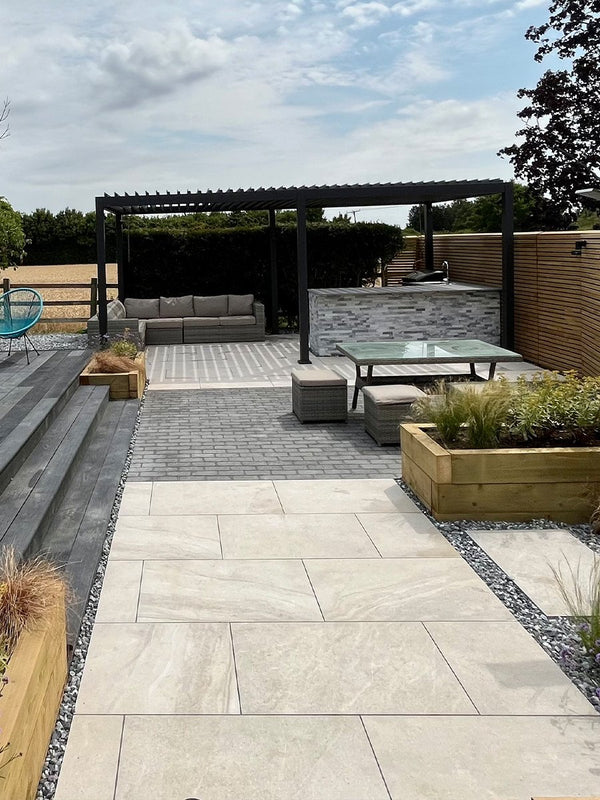 Idemo Beige Outdoor Tile - 900x600x20mm