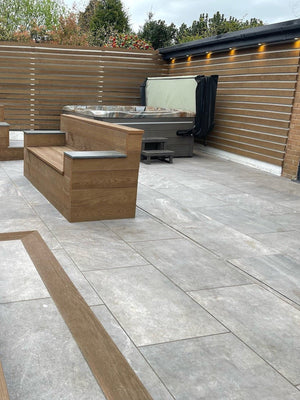 Idemo Grey Outdoor Porcelain - 1000x1000x20mm
