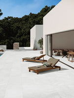 Idemo White Premium Outdoor Porcelain Paving Slabs - 900x600x16mm