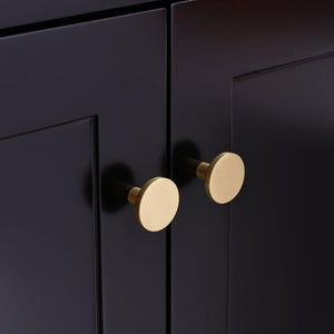 Highland Matt Black Combination Bathroom Suite - Vanity Unit with WC unit & Toilet - 1200mm

