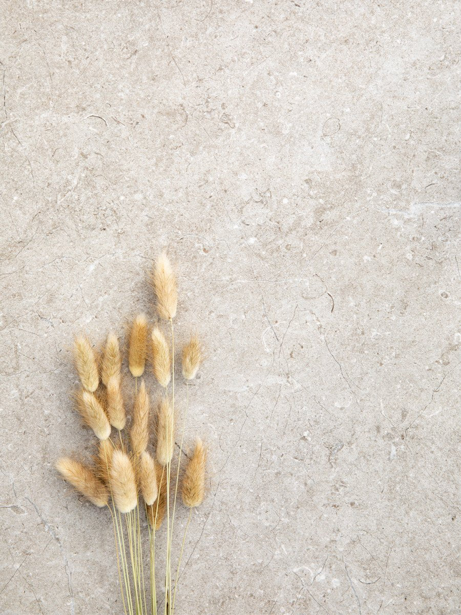 Ivory Limestone Italian Porcelain Tiles - 1200x600mm