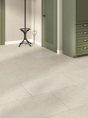 Jersey Cream Antique Chiselled Edge Porcelain Tile - 600x400x9mm