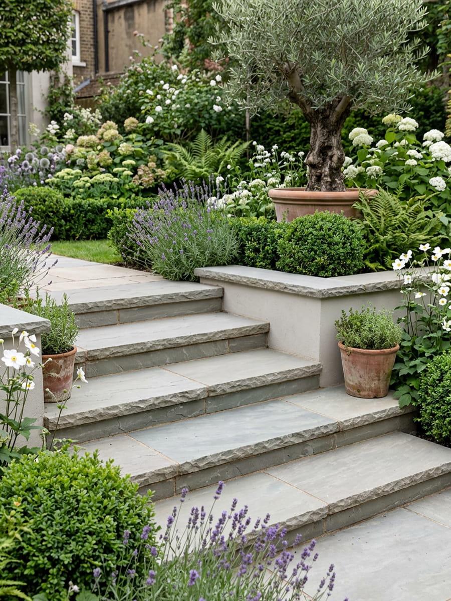 Kandla Grey Sandstone Wall Coping & Steps - 900x400x40mm