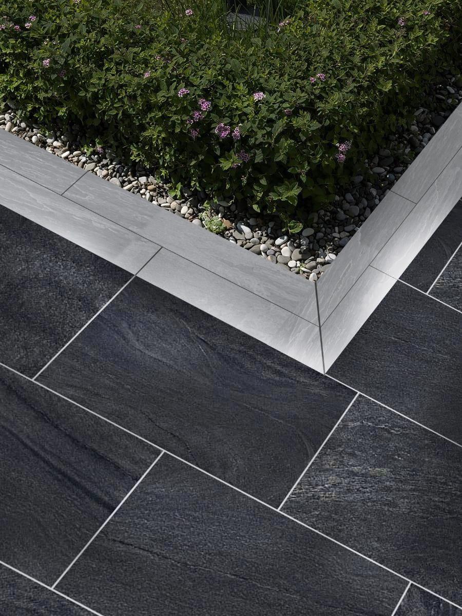 Kandla Grey Edging Porcelain Plank -900x150x20mm