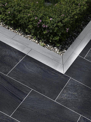 Kandla Grey Edging Porcelain Plank -900x150x20mm