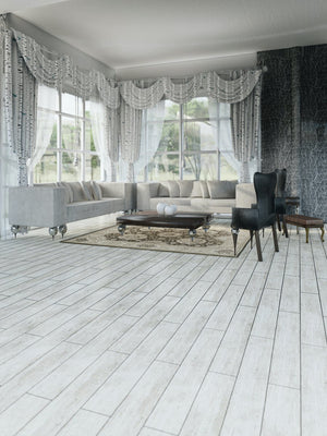 Grey Slate Split Face Effect Porcelain Wall Tile - 150x610mm