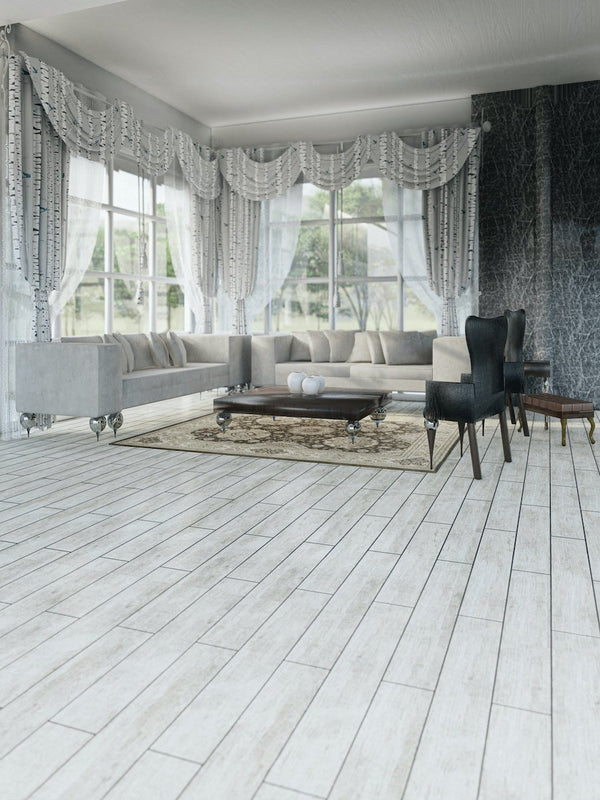 Grey Slate Split Face Effect Porcelain Wall Tile - 150x610mm