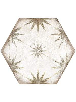 Lilya Decor Blue Hexagon Tiles - 198x228mm