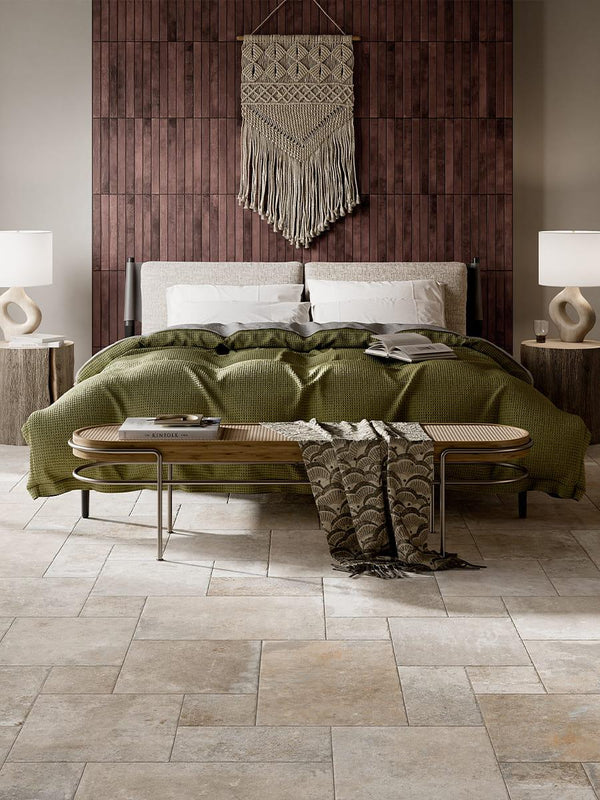 Lincoln Ivory Modular Pattern Tiles - Roman Opus