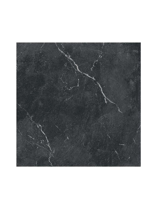 Majestic Noir Italian Marble Effect Porcelain Tile - 300x300x9mm