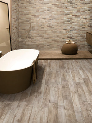 Living Marrone Italian Tile - 1000x205mm