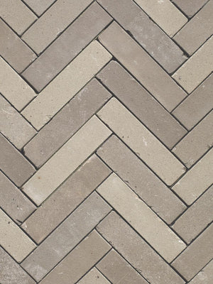 Lotis Tumbled Clay Pavers - 200x50x60mm