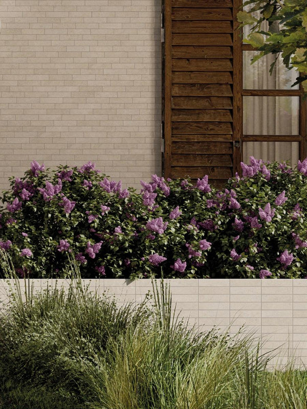 Lutezia Ivory Limestone Paver Effect Porcelain - 48x200mm