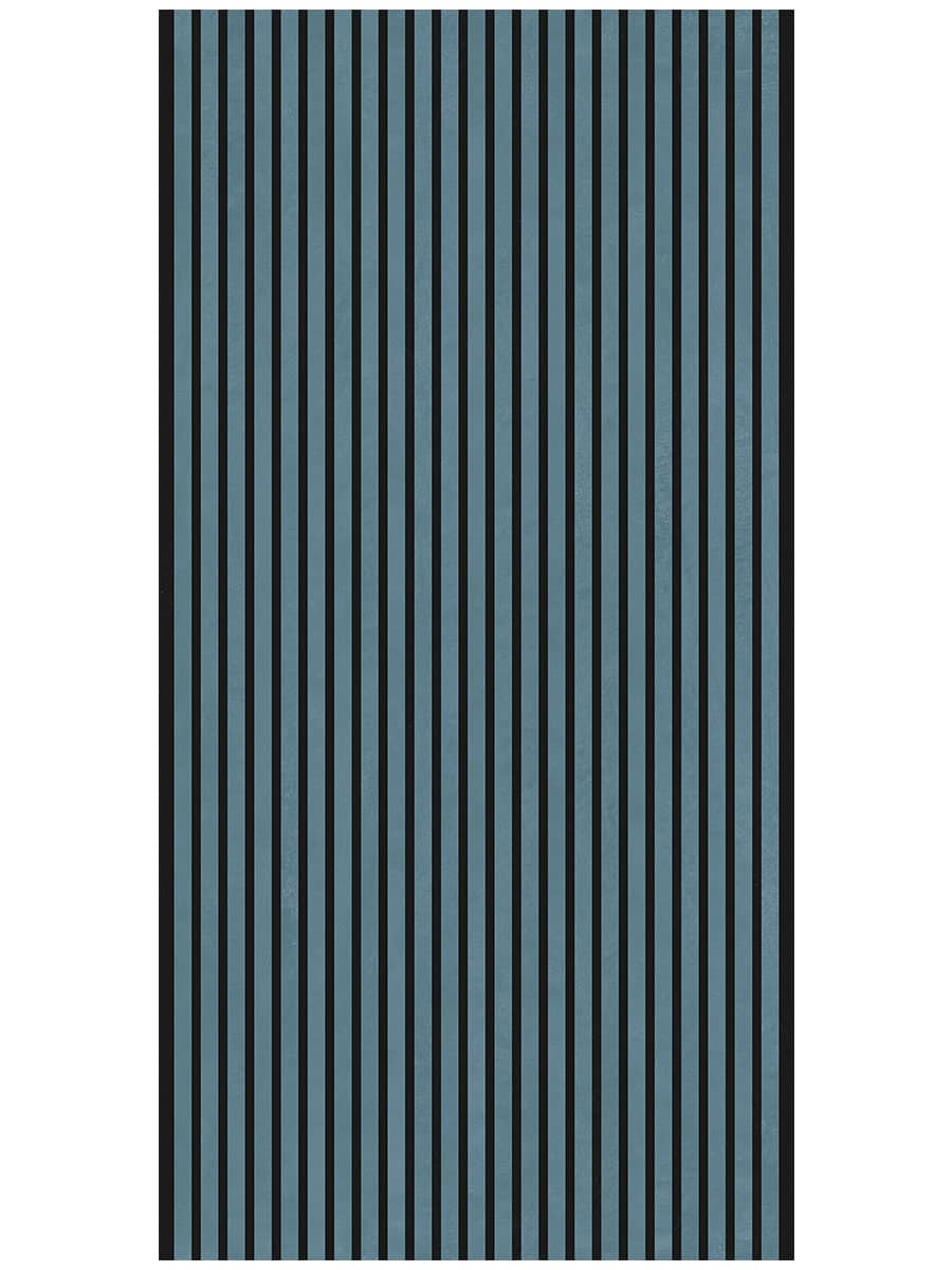 Ludo Nova Blu Nero Luxury Italian Fluted Wall Tile - 1200x600mm