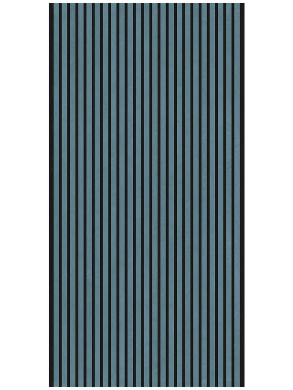 Ludo Nova Blu Nero Luxury Italian Fluted Wall Tile - 1200x600mm
