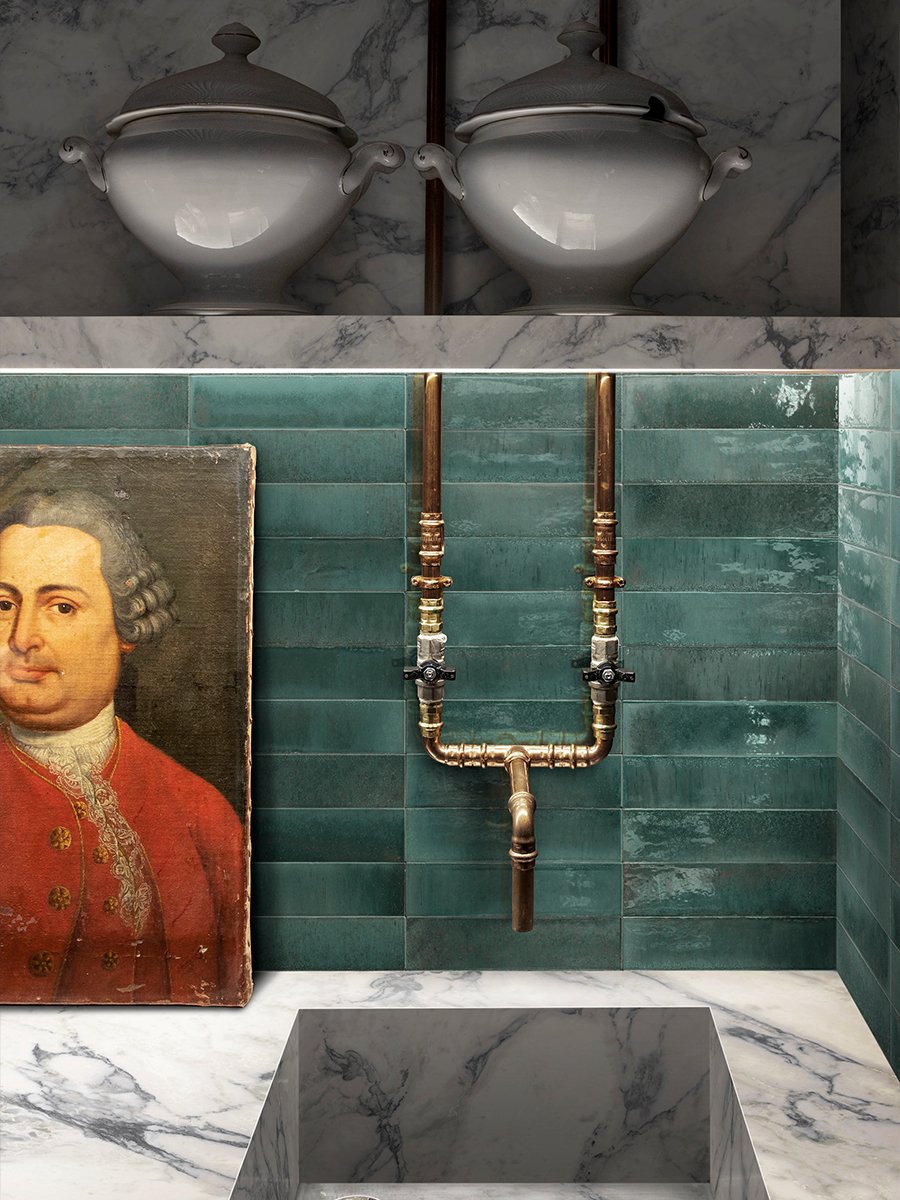 Lume Turquoise Italian - 60x240mm