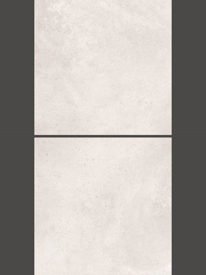 Luna White Outdoor Porcelain Slabs - 600x600x20mm